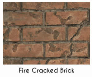 American Hearth Liner American Hearth - Liner, Cracked Red Fire Brick - DVP50PFB AH~DVP50PFB