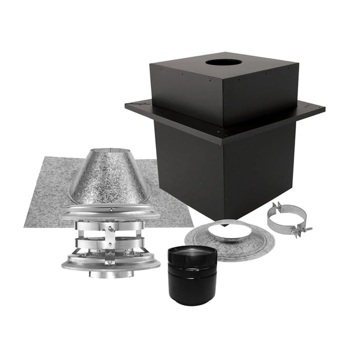 DuraVent PelletVent Kit DuraVent - 3" & 4" PelletVent Pro Vertical Kit - Cathedral