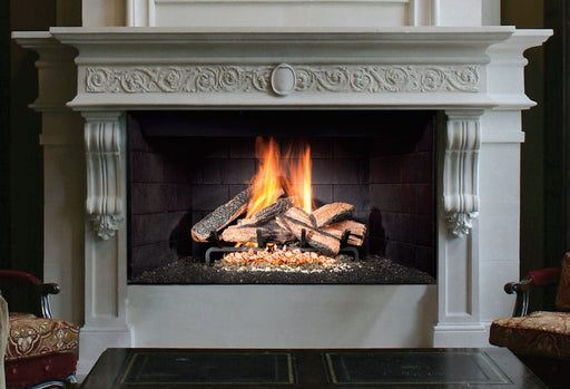 Golden Blount Direct vent Fireplace Golden Blount - Superfire 42” x 24” Top Vent Fireplace, NG GB SF4224-TV-REFRACTORY-STP