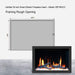 Litedeer Electric Fireplace Insert LiteStar 30-in smart electric fireplace insert with wifi crackling fire sounds crystal media, Black - ZEF38VCIIC ZEF38VCIIC