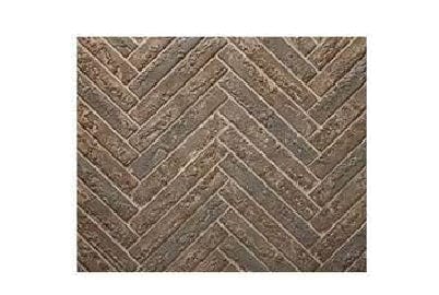 Outdoor Lifestyle Outdoor Fireplace Outdoor Lifestyle - 42" Courtyard Outdoor Fireplace, Brown Herringbone Refractory - ODCOUG-42BHR ODCOUG-42BHR