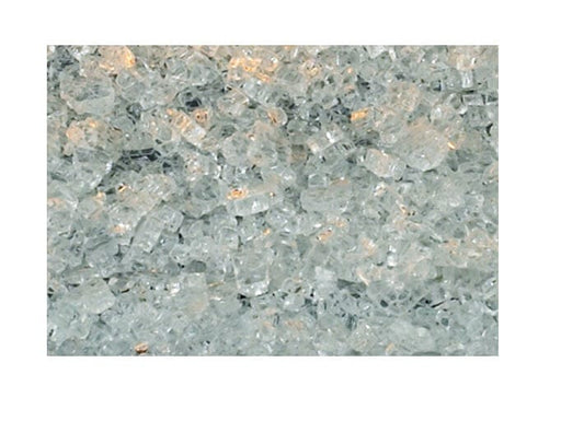 Plaza Fireplace Media Plaza Fireplace - Crushed Glass, Clear Frost, approx. 1 sq. ft - DG1CLF DG1CLF