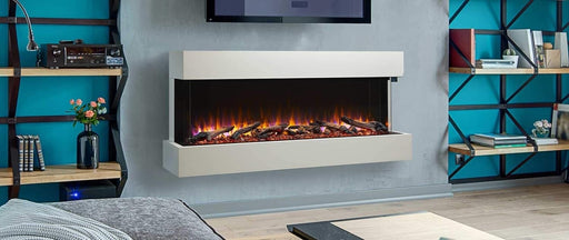 SimpliFire Electric Fireplace Mantel SimpliFire - Floating Mantel Kit for Scion 55, Primed MDF; For wall mount applications (includes wall mount bracket) - SF-SCT55-MANTEL SF-SCT55-MANTEL