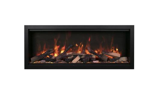 Amantii Electric Fireplace Amantii 34" - 100" Symmetry Xtra Tall Smart Indoor / Outdoor Built In Electric Fireplace