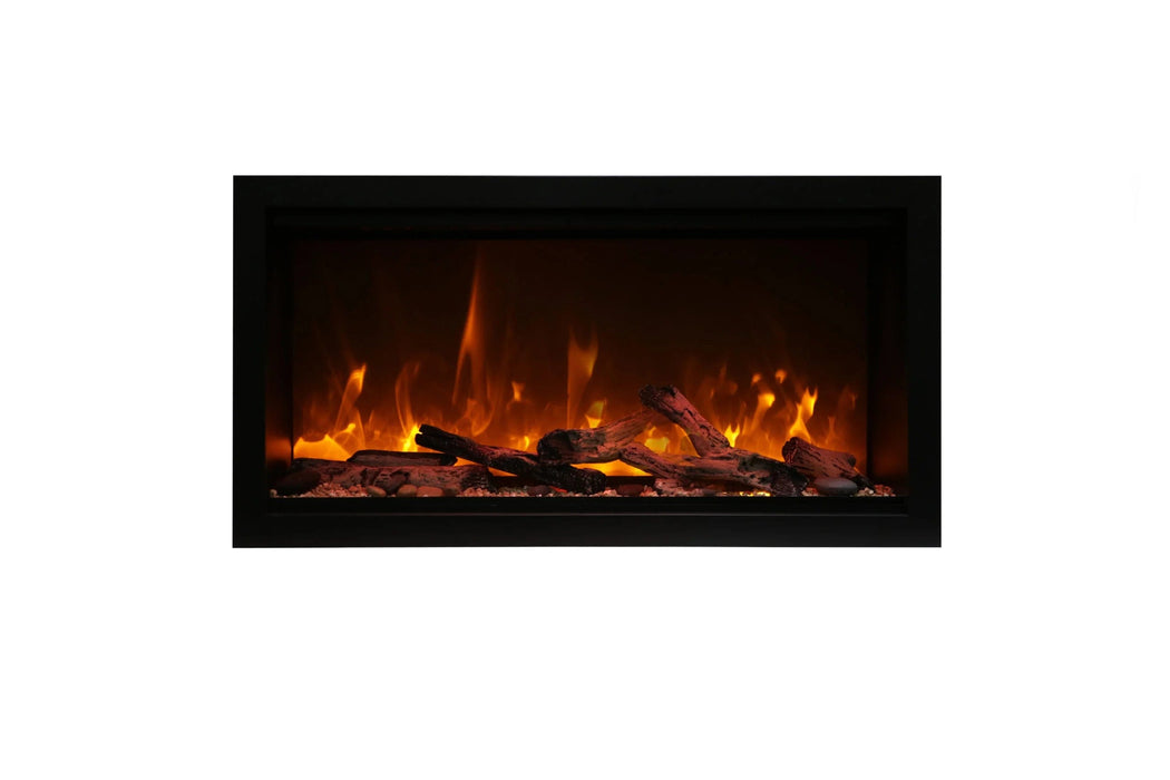 Amantii Electric Fireplace Amantii 34" - 100" Symmetry Xtra Tall Smart Indoor / Outdoor Built In Electric Fireplace