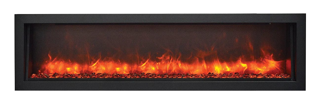 Amantii Electric Fireplace Amantii 40" - 88" Panorama BI Deep Smart Full View Indoor /Outdoor Built-in Electric Fireplace