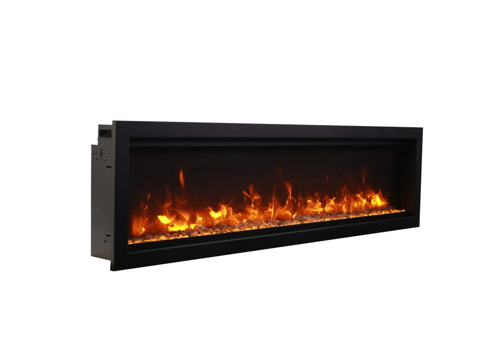 Amantii Electric Fireplace Amantii 50" -74" Symmetry Bespoke Smart Indoor / Outdoor Built In Electric Fireplace