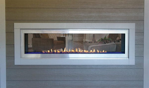 American Heart American Heart Boulevard Vent-Free Fireplace, Linear See-Through 60 Nat VFLB60SP90N