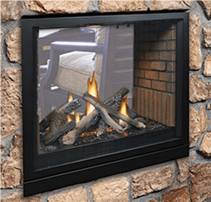 American Hearth American Hearth Madison Clean-Face Direct-Vent Peninsula and See-Through, Premium 36 Nat DVCP36PP30N