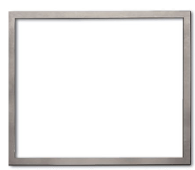 American Hearth Frame American Hearth - Beveled Frame, 1.5-in., Brushed Nickel - DF362PNB DF362PNB
