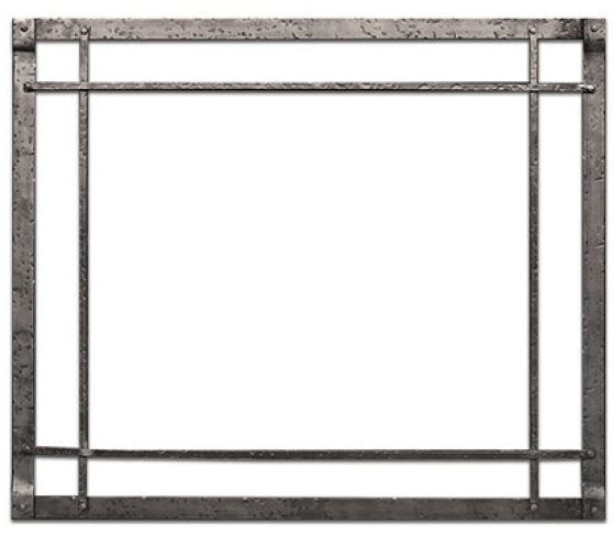American Hearth Inset American Hearth - Forged Iron Inset, Rectangle, Black - DFF50CBL DFF50CBL