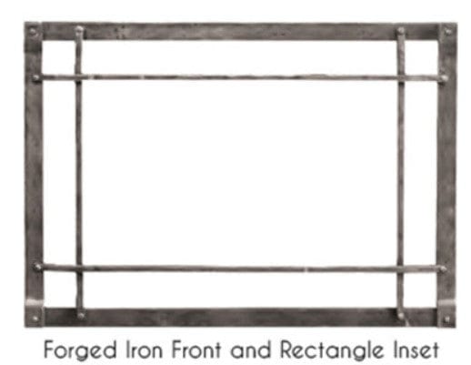 American Hearth Inset American Hearth - Forged Iron Inset, Rectangle, Oil-Rubbed Bronze - DFF36FBZT DFF36FBZT