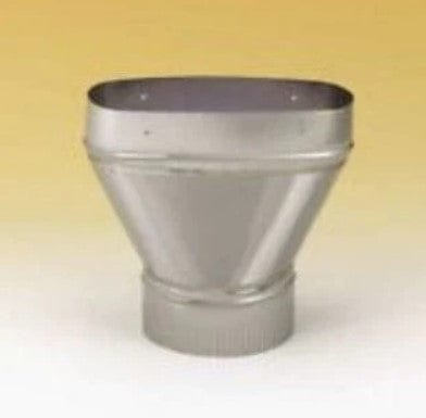 American Hearth Vent Pipe American Hearth - DV Vent Pipe Reducer, 5 x 8 to 4 x 6 5/8 (attach to top of fireplace - SD58DVAX46 SD58DVAX46