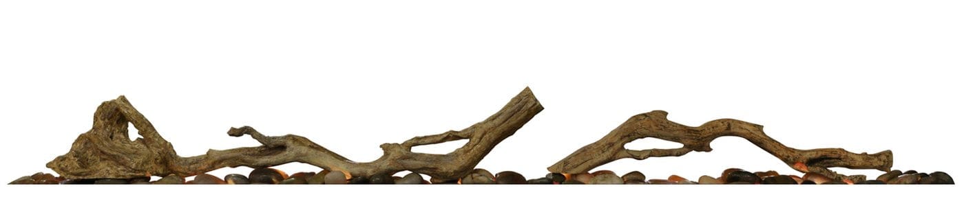 Dimplex Driftwood & River Rock Dimplex - Accessory Driftwood and River Rock  For 100" Linear Fireplace X-LF100DWS-KIT Accessory Driftwood & River Rock 100" Fireplace | Fireplaces USA