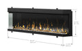 Dimplex Electric Fireplace 88" Dimplex - IgniteXL® Bold Built-in Linear Electric Fireplace X-XLF8817-XD