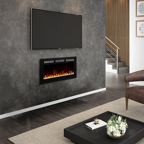 Dimplex Electric Fireplace Dimplex - Sierra 48" Wall-mounted/Built-In Linear Electric Fireplace X-SIL48 Sierra 48" Wall-mounted/Built-In Linear Fireplace | FireplacesUSA.com