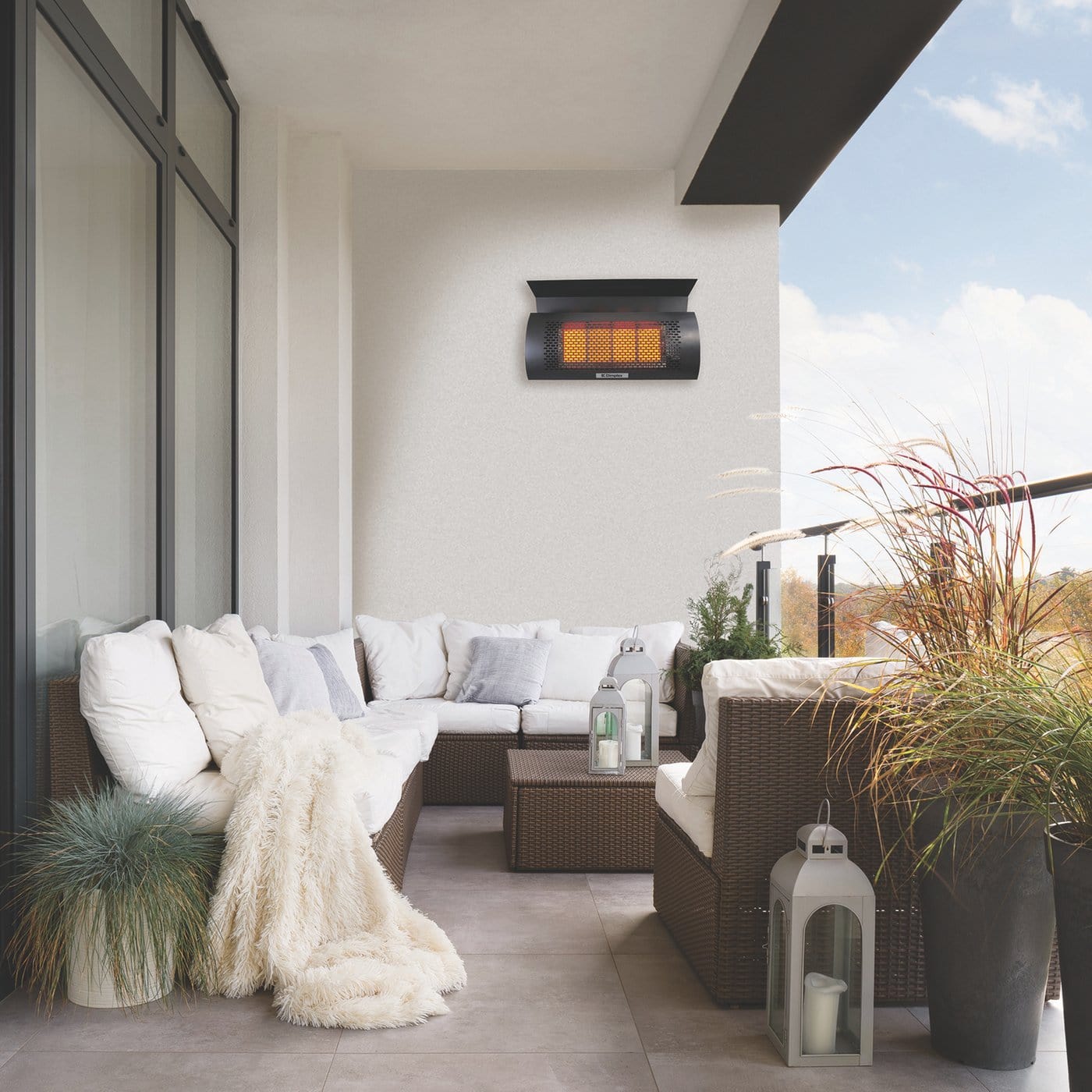 Dimplex Outdoor Heaters Dimplex - Outdoor Wall-mounted Natural Gas Infrared Heater - X-DGR32WNG X-DGR32WNG