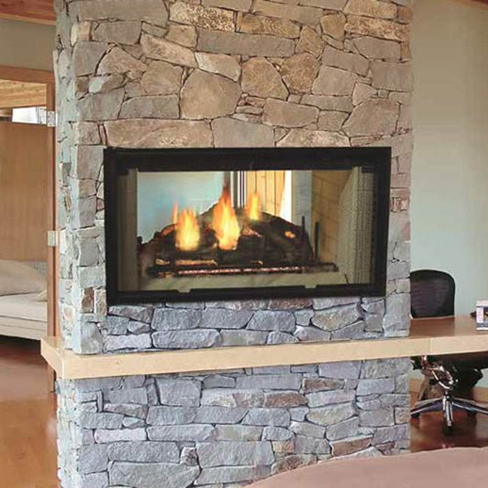 Fireplaces USA Majestic 42" See-Thru Radiant Wood Burning Fireplace DSR42