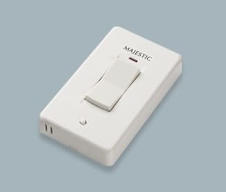 Majestic Accessories Majestic - IntelliFire Touch white wireless wall switch (on/off, cold climate, battery strength indicator)-IFT-RC150 IFT-RC150
