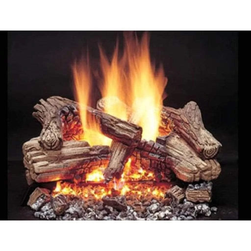 Majestic Gas Log Set Majestic - 6-piece Refractory Cement log set for VDY24/18. 18" rear log for narrow back fireplaces-VDY24/18D3R VDY24/18D3R