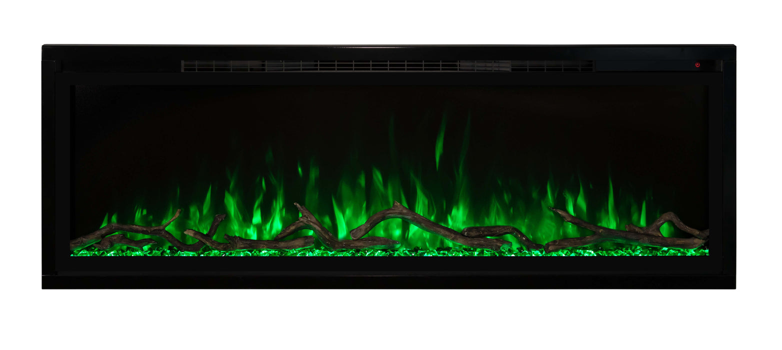 Modern Flames Electric Fireplace ModernFlames - Spectrum Slimline Ultra-Slim Recessed/ Built-in/ Wall Mount Electric Fireplace - Touch Screen Controls - Simplest Installation