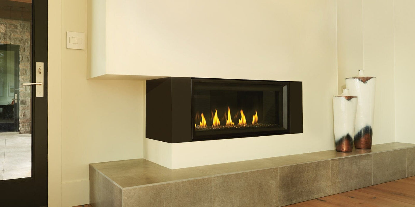 Napoleon Direct Vent Fireplace Napoleon VECTOR™ 74 Series Linear Gas Fireplace - Single Sided, Direct Vent, Electronic Ignition - Natural Gas / Liquid Propane