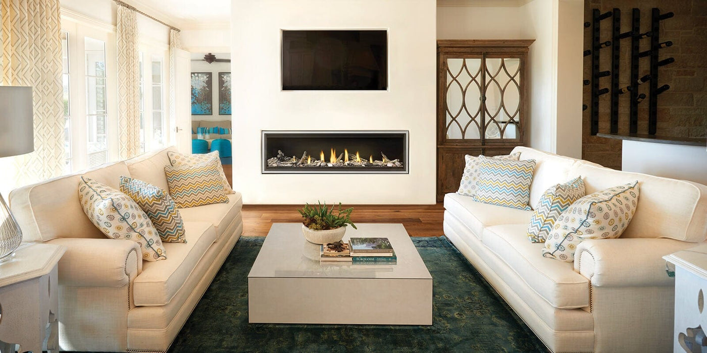 Napoleon Direct Vent Fireplace Napoleon VECTOR™ 74 Series Linear Gas Fireplace - Single Sided, Direct Vent, Electronic Ignition - Natural Gas / Liquid Propane