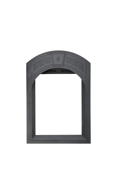 Napoleon Surround Napoleon Arched Black Heritage Pattern Surround with Safety Barrier AFK82-1SB