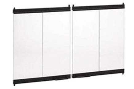 Superior Glass Door Superior - 36" Standard Bi-Fold Glass Door, Black - BD36 BD36