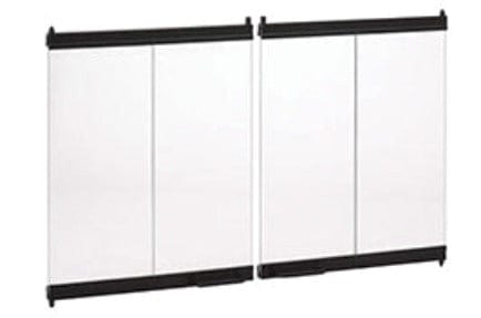 Superior Glass Door Superior - 42" Standard Bi-Fold Glass Door, Black finish - BD42 BD42
