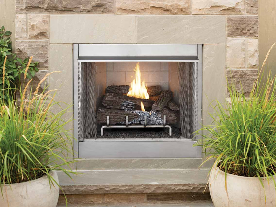 Superior Vent-Free Firebox Superior - VRE4236 36" Outdoor/Indoor Firebox, White Stacked - VRE4236WS VRE4236WS