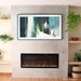 Touchstone Electric Fireplace Sideline Elite Smart 50" WiFi-Enabled Recessed Touchstone Electric Fireplace (Alexa/Google Compatible) 80036