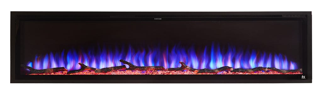 Touchstone Electric Fireplace Sideline Elite Smart 80050 84" WiFi-Enabled Recessed Touchstone Electric Fireplace (Alexa/Google Compatible) 80050