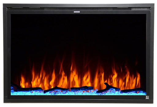 Touchstone Electric Fireplace Sideline Elite Smart 80052 Forte 40" WiFi-Enabled Recessed Touchstone Electric Fireplace (Alexa/Google Compatible) 80052