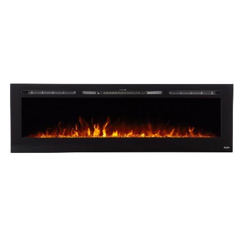 Touchstone Electric Fireplace The Sideline 84 80043 84" Recessed Touchstone Electric Fireplace 80043