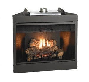 White Mountain Hearth B-Vent Fireplace Empire White Mountain Hearth Deluxe 36 - Keystone B-Vent Fireplace, IP, Flush Face, Log Set, Natural Gas - BVD36FP70FN BVD36FP70FN