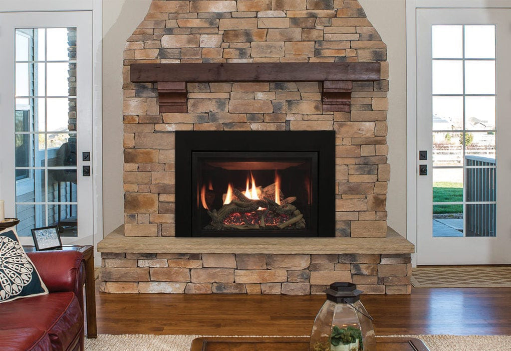 White Mountain Hearth Direct Vent Gas Fireplace Empire White Mountain Hearth Rushmore Direct-Vent Insert with TruFlame Technology, 35 - Natural Gas/ Liquid Propane