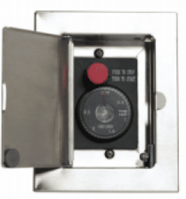 White Mountain Hearth Gas Timer Empire White Mountain Hearth E-Stop Timer Compartment, Stainless Steel - GTCSS GTCSS