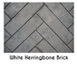 White Mountain Hearth Liner Empire White Mountain Hearth Liner, Whitewashed Herringbone Brick, Ceramic Fiber - DVP40CPWH DVP40CPWH